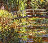 The Water Lily Pond by Claude Monet